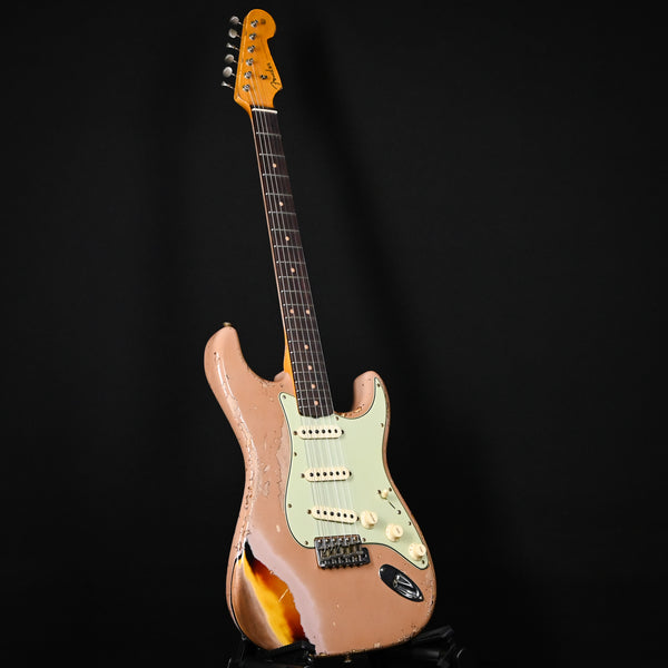 Fender Custom Shop Limited Edition '59 Stratocaster Super Heavy Relic- Aged Dirty Shell Pink/ Chocolate 3 Tone Sunburst 2025 (CZ585212)
