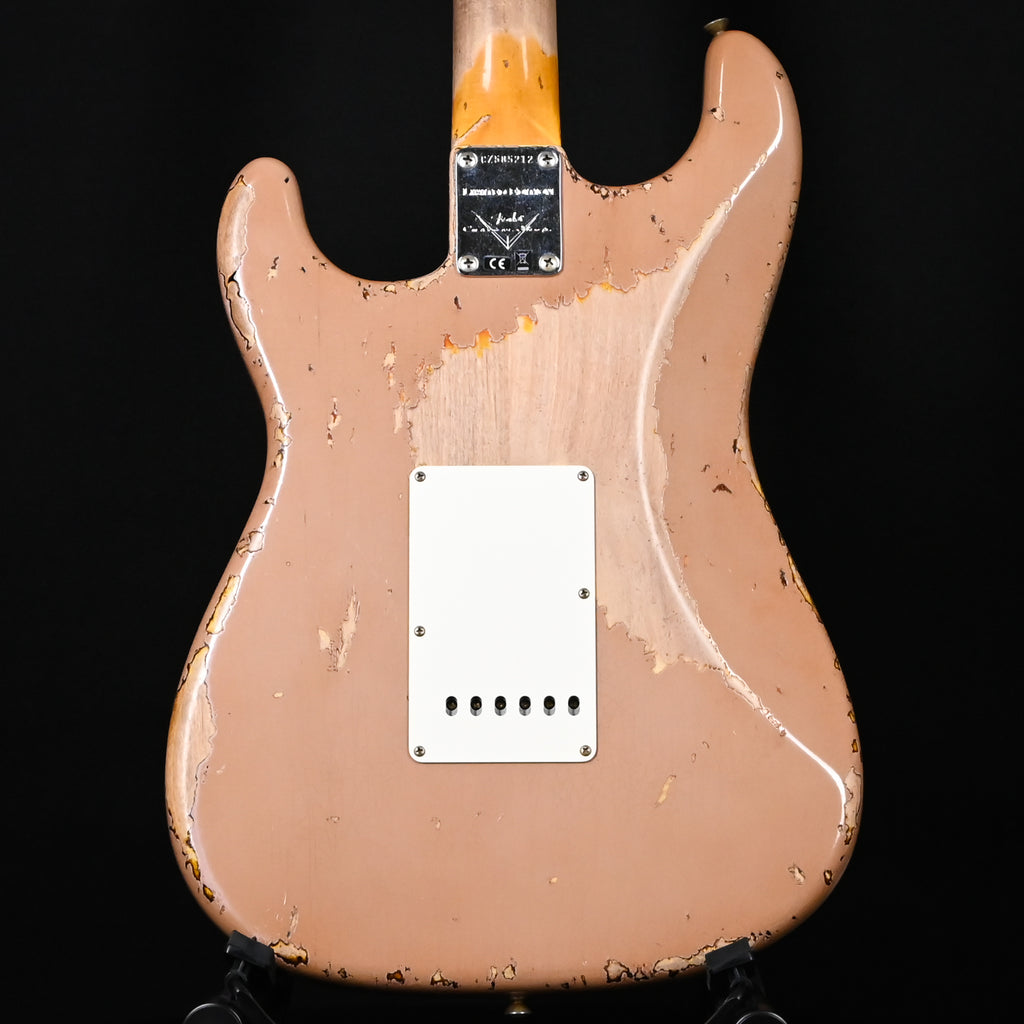 Fender Custom Shop Limited Edition '59 Stratocaster Super Heavy Relic- Aged Dirty Shell Pink/ Chocolate 3 Tone Sunburst 2025 (CZ585212)