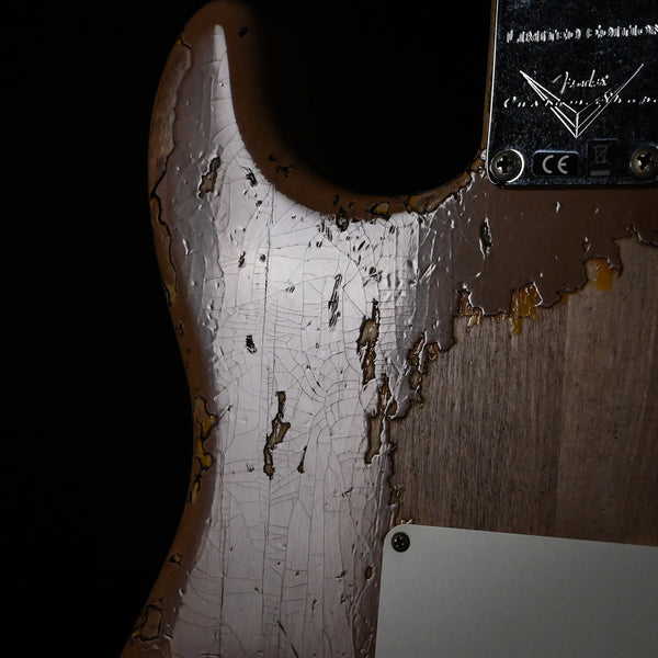 Fender Custom Shop Limited Edition '59 Stratocaster Super Heavy Relic- Aged Dirty Shell Pink/ Chocolate 3 Tone Sunburst 2025 (CZ585212)