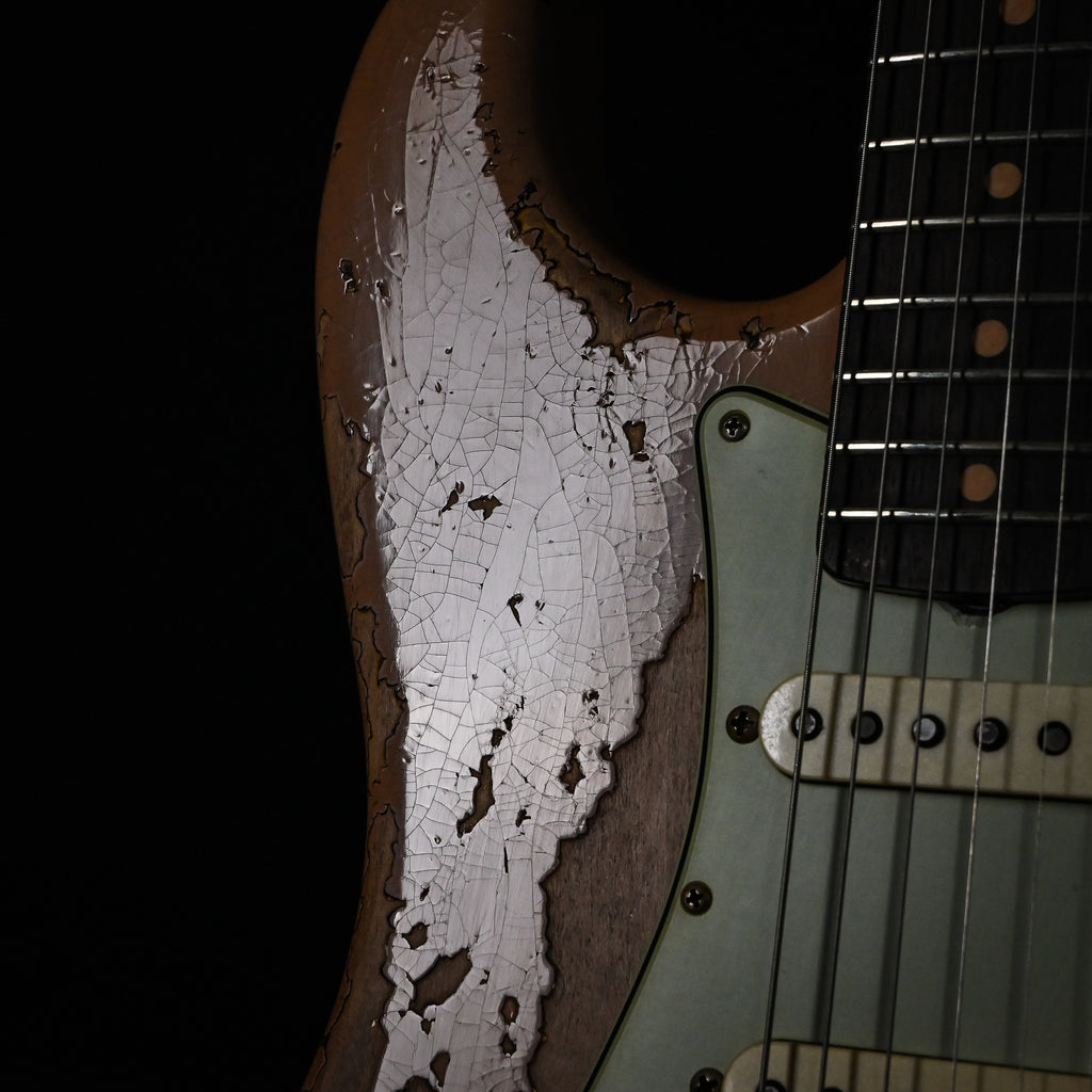 Fender Custom Shop Limited Edition '59 Stratocaster Super Heavy Relic- Aged Dirty Shell Pink/ Chocolate 3 Tone Sunburst 2025 (CZ585212)