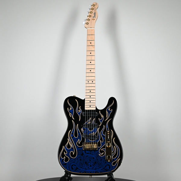 Fender James Burton Telecaster Blue Paisley Flames Maple Fingerboard (US22184078)