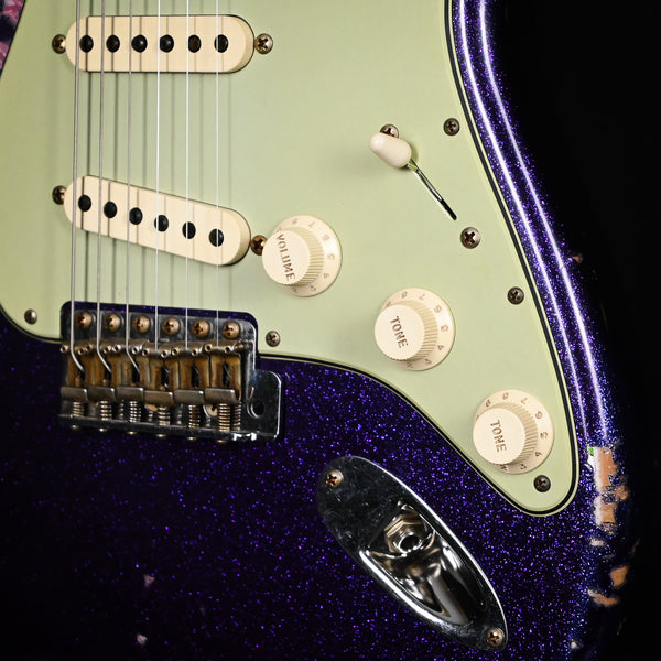 Fender Custom Shop 1962 Stratocaster w/ Josefina Handwound Pickups Heavy Relic- Purple Sparkle/ Pink Paisley 2024 (R141778)