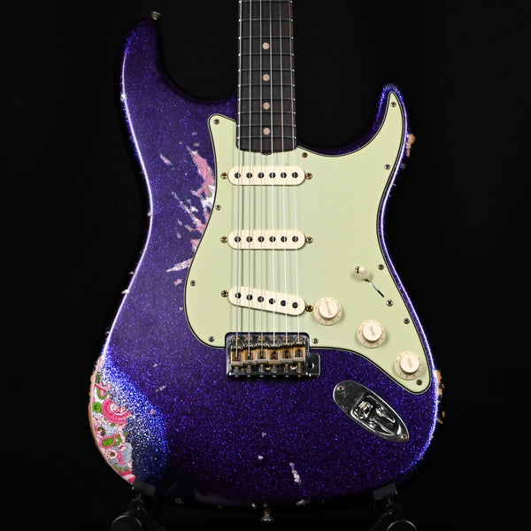 Fender Custom Shop 1962 Stratocaster w/ Josefina Handwound Pickups Heavy Relic- Purple Sparkle/ Pink Paisley 2024 (R141778)