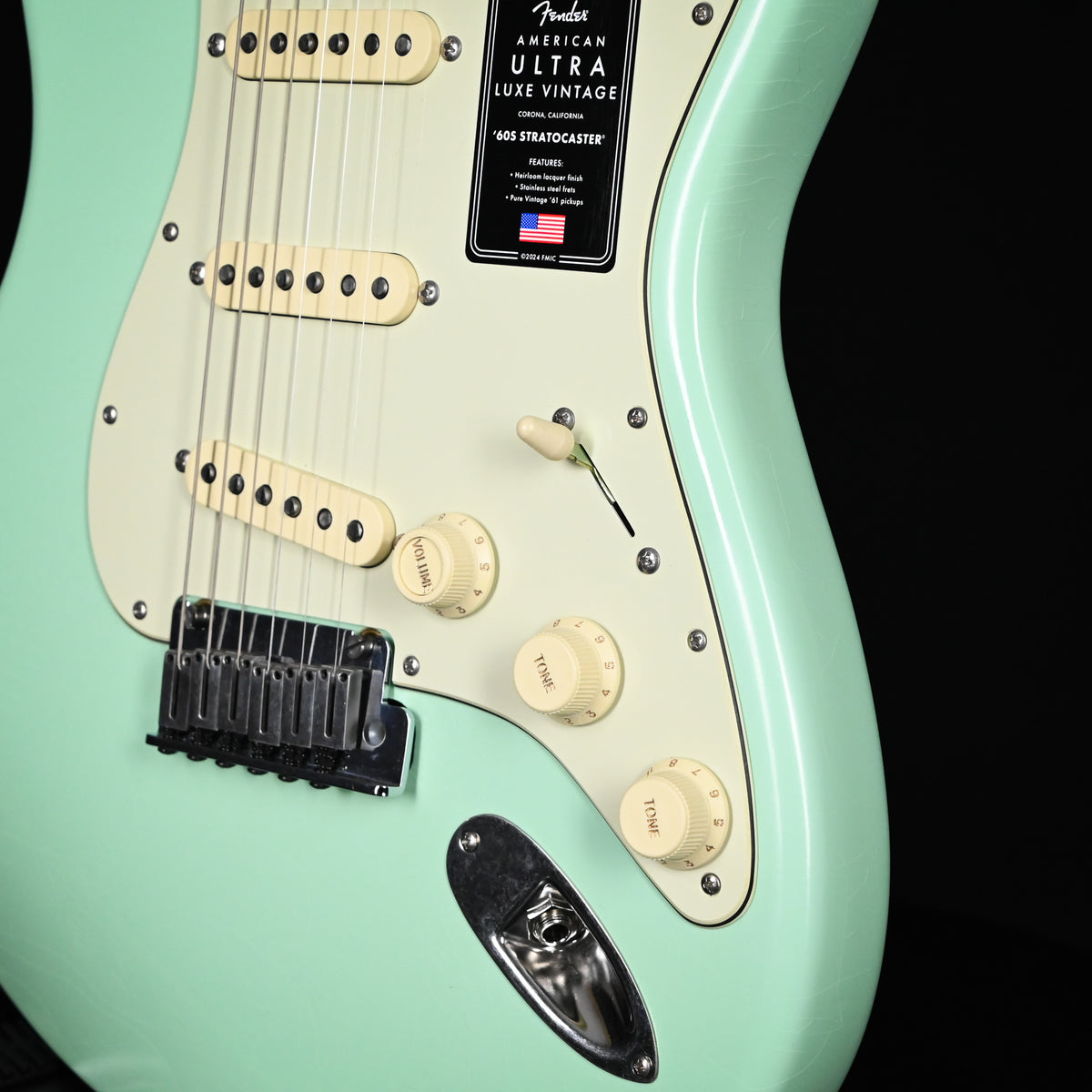 Fender American Ultra Luxe Vintage '60s Stratocaster- Surf Green 2026 (US26005028)