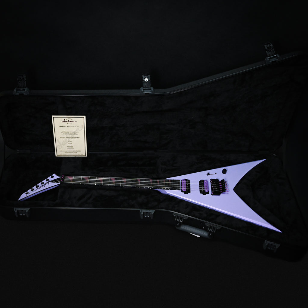 Jackson Custom Shop USA Special Edition King V w/ Floyd Rose- Lavender Ice 2026 (J11508)