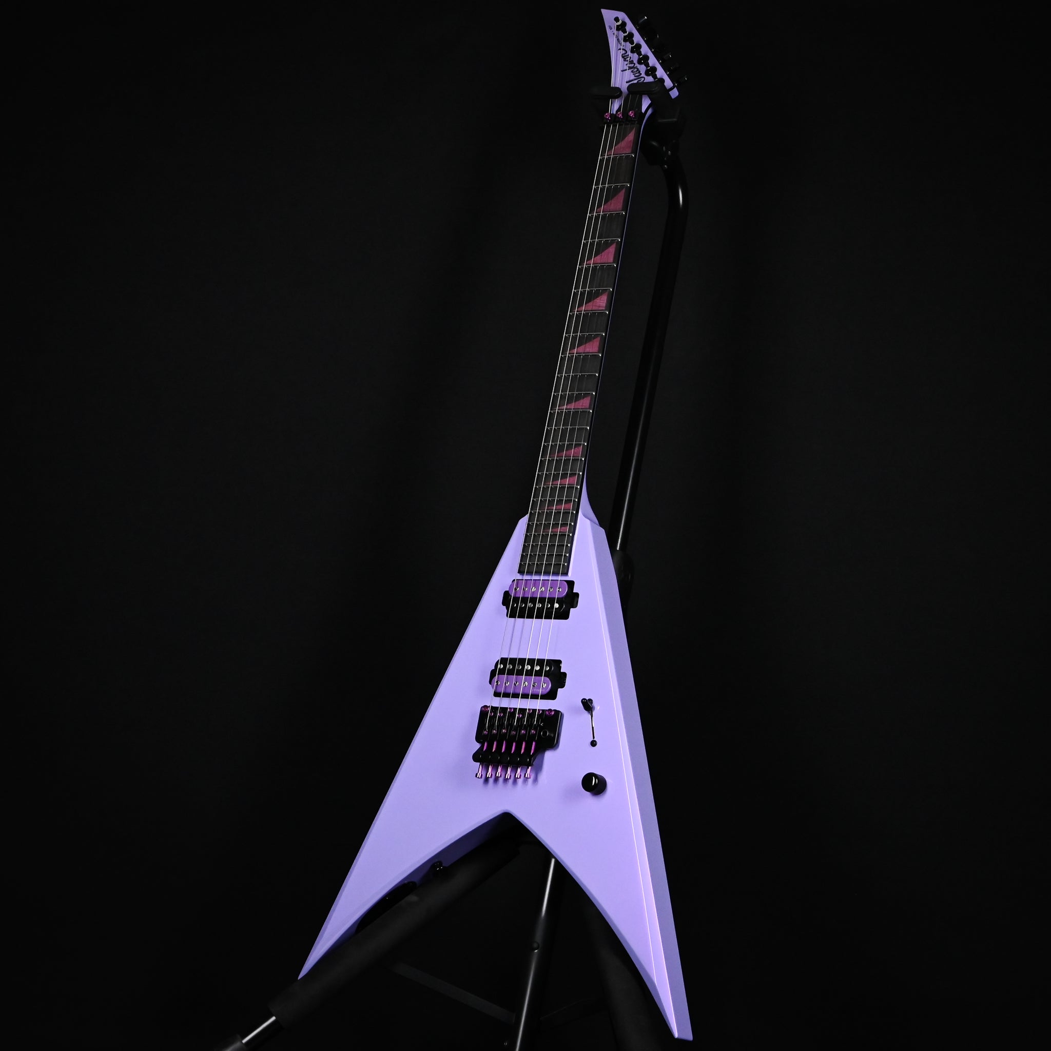 Jackson Custom Shop USA Special Edition King V w/ Floyd Rose- Lavender Ice 2026 (J11508)