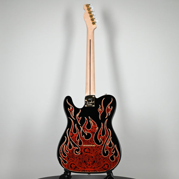 Fender James Burton Telecaster Red Paisley Flames Maple Fingerboard (US22183541)