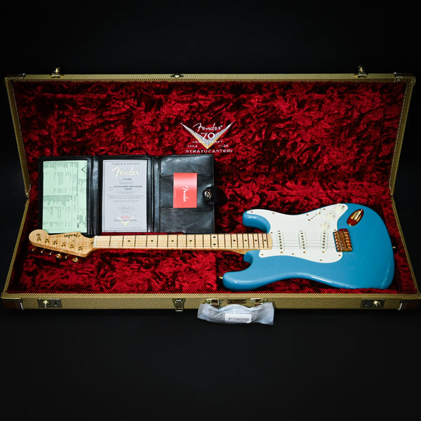 Fender Custom Shop Limited Edition 70th Anniversary Stratocaster w/ Gold Hardware NOS- Taos Turquoise 2024 (LXX0720)