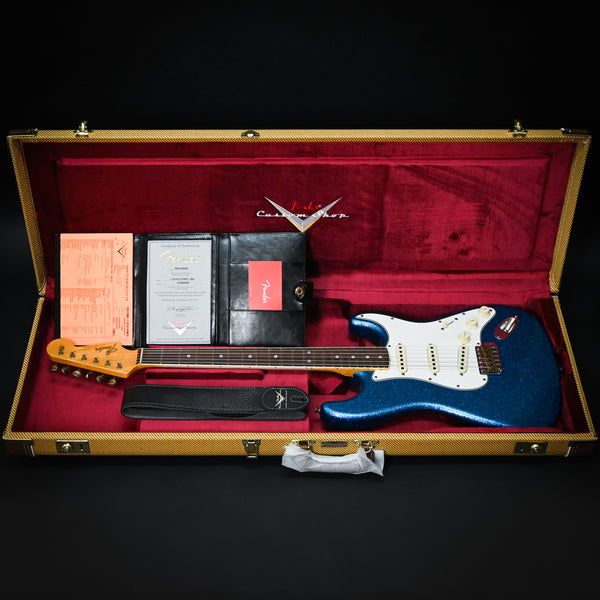 Fender Custom Shop Limited Edition '65 Stratocaster Journeyman- Aged Blue Sparkle 2024 (CZ580009)