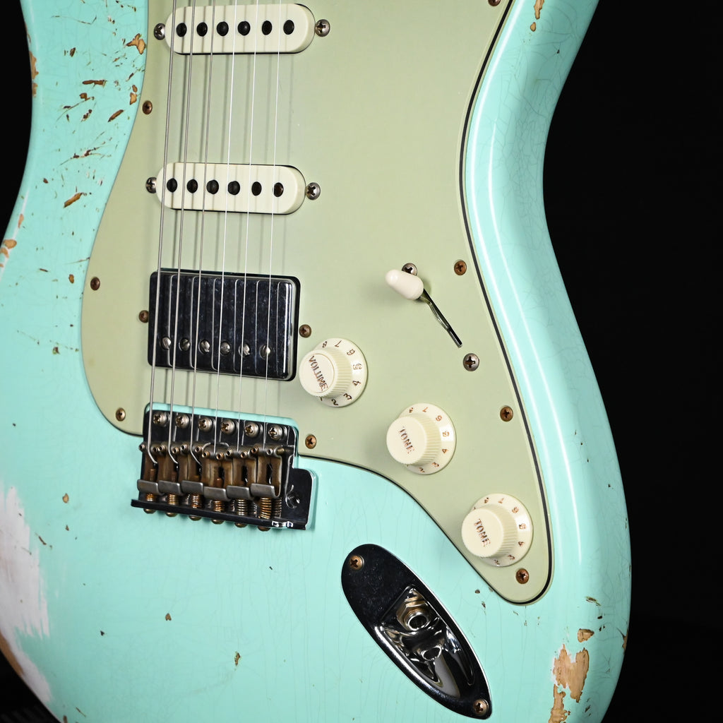 Fender Custom Shop '62 Stratocaster HSS w/ Ash Body, Heavy Relic- Surf Green 2026 (R150850)