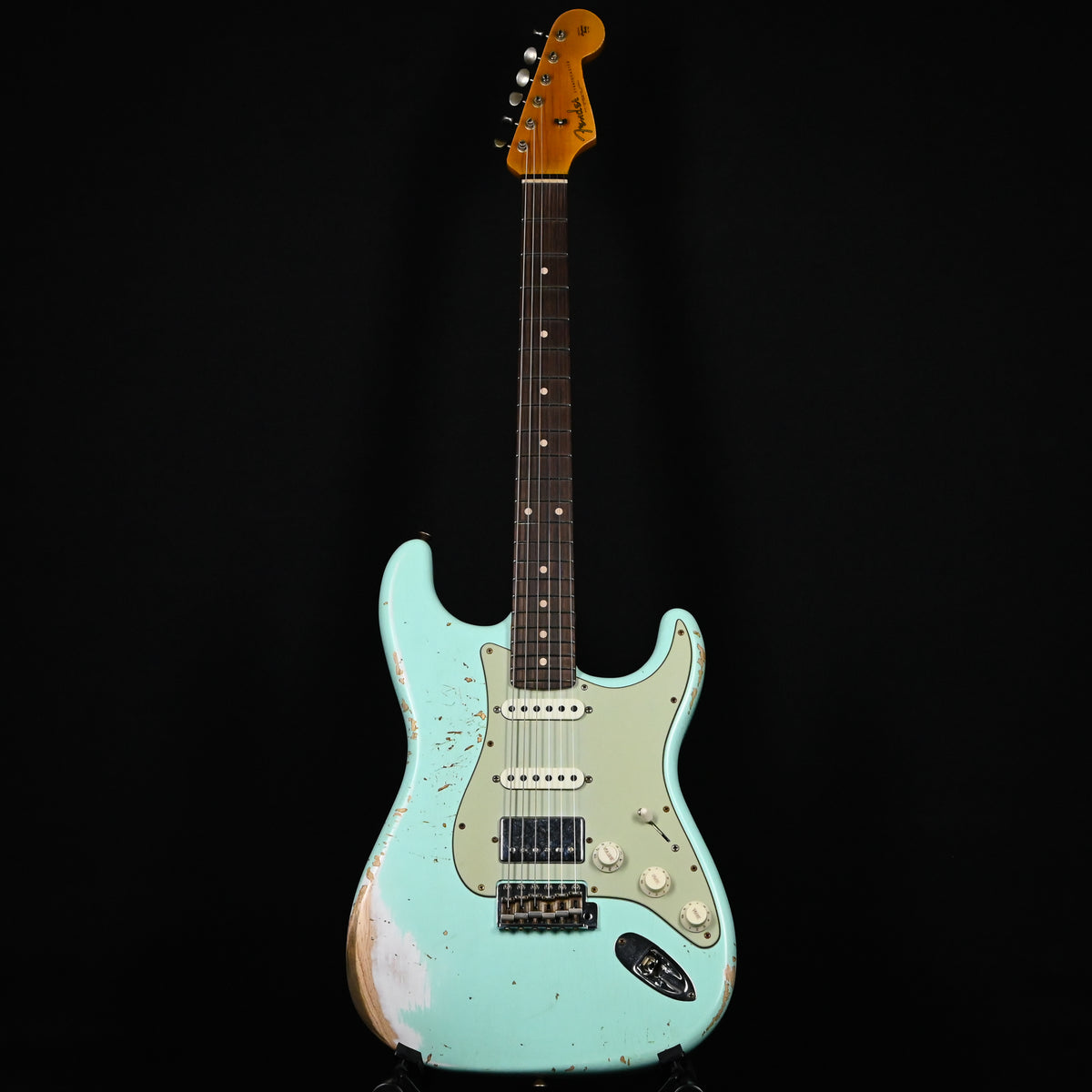 Fender Custom Shop '62 Stratocaster HSS w/ Ash Body, Heavy Relic- Surf Green 2026 (R150850)