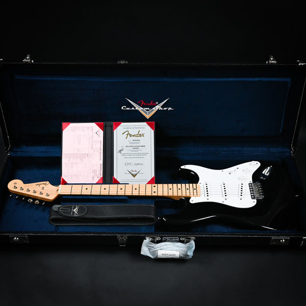 2024 Fender Custom Shop 50'S Stratocaster Lush Closet Classic Masterbuilt David Brown Black 2024 (R135532)