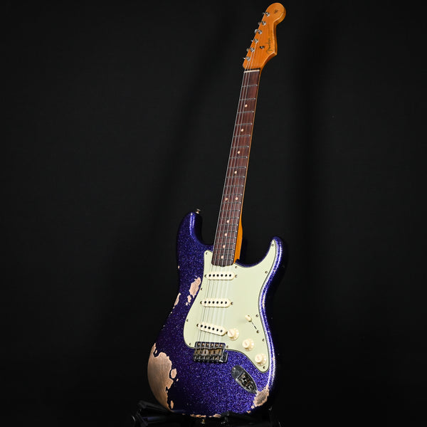 Fender Custom Shop '62 Stratocaster Heavy Relic- Aged Purple Sparkle 2025 (CZ584570)