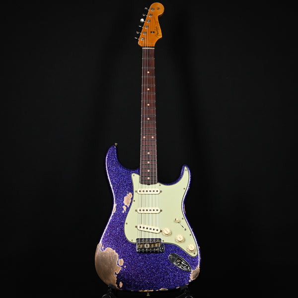Fender Custom Shop '62 Stratocaster Heavy Relic- Aged Purple Sparkle 2025 (CZ584570)