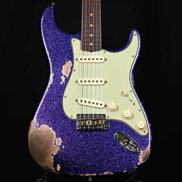 Fender Custom Shop '62 Stratocaster Heavy Relic- Aged Purple Sparkle 2025 (CZ584570)