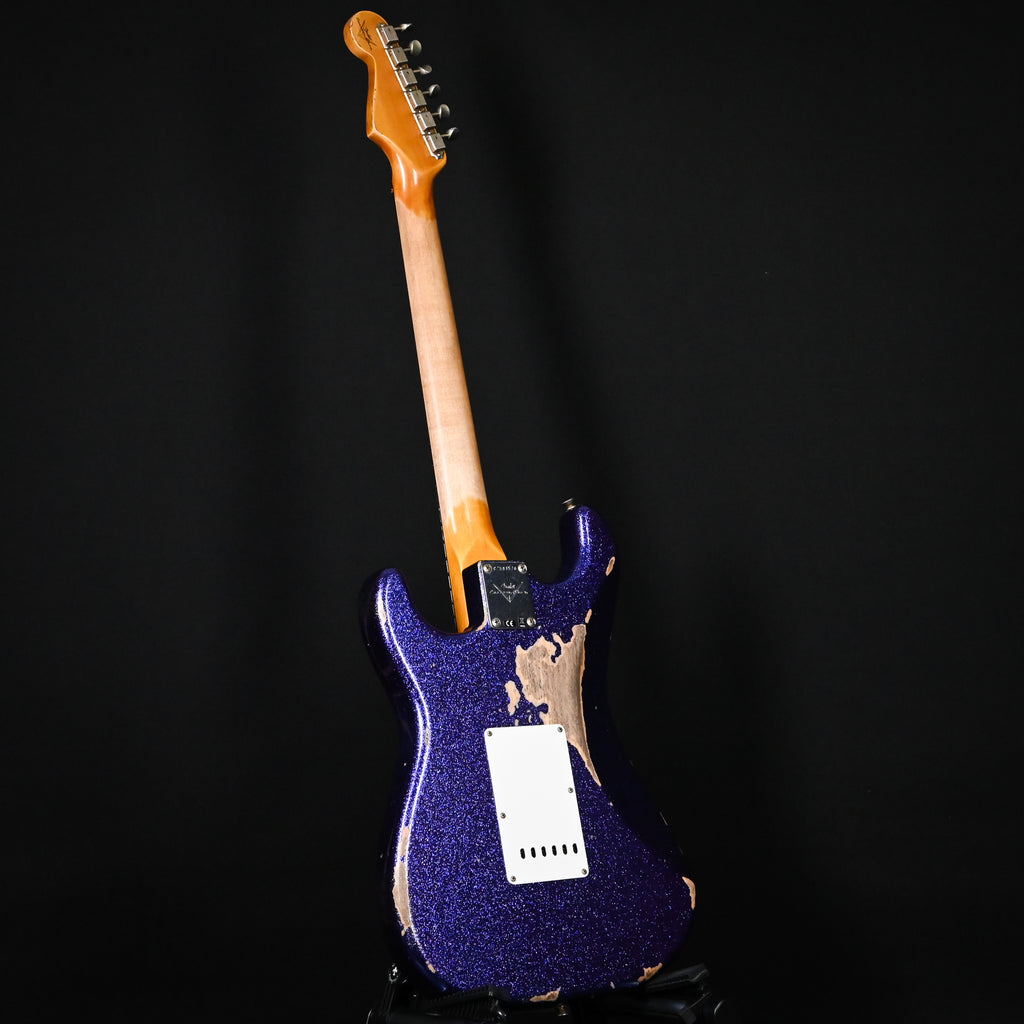 Fender Custom Shop '62 Stratocaster Heavy Relic- Aged Purple Sparkle 2025 (CZ584570)