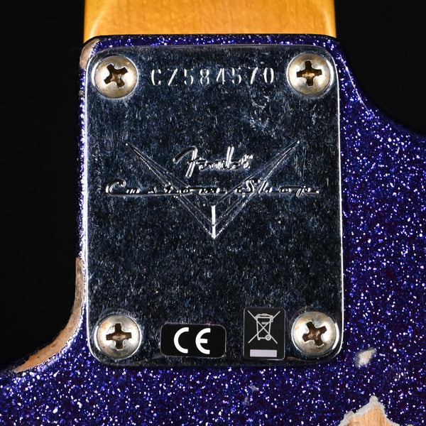 Fender Custom Shop '62 Stratocaster Heavy Relic- Aged Purple Sparkle 2025 (CZ584570)