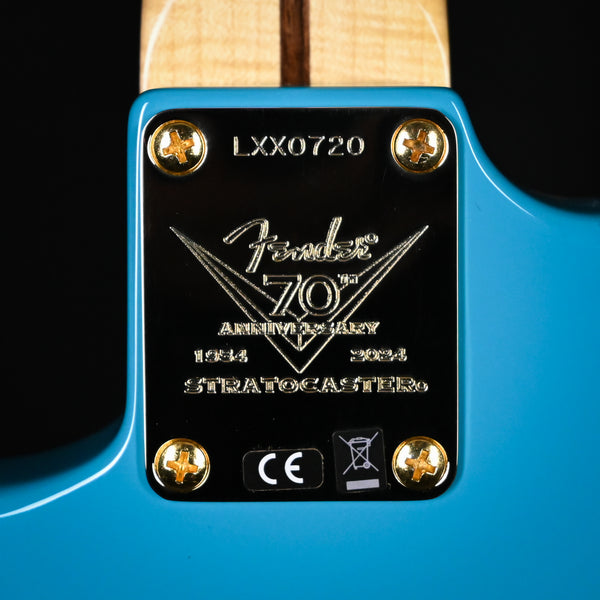 Fender Custom Shop Limited Edition 70th Anniversary Stratocaster w/ Gold Hardware NOS- Taos Turquoise 2024 (LXX0720)