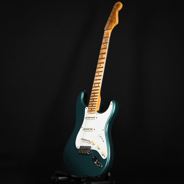 Fender Custom Shop '56 Stratocaster Journeyman Relic Electric Guitar Aged Sherwood Metallic 2024 (CZ574476)