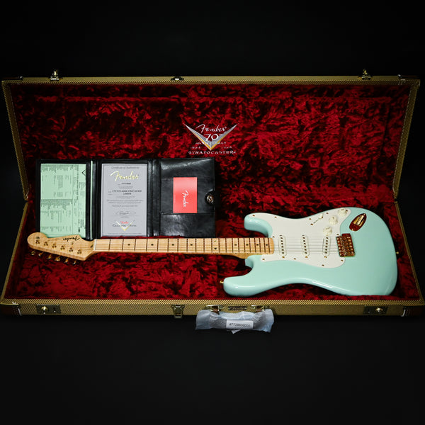 Fender Custom Shop Limited Edition 70th Anniversary Stratocaster w/ Gold Hardware NOS- Surf Green 2024 (LXX0216)