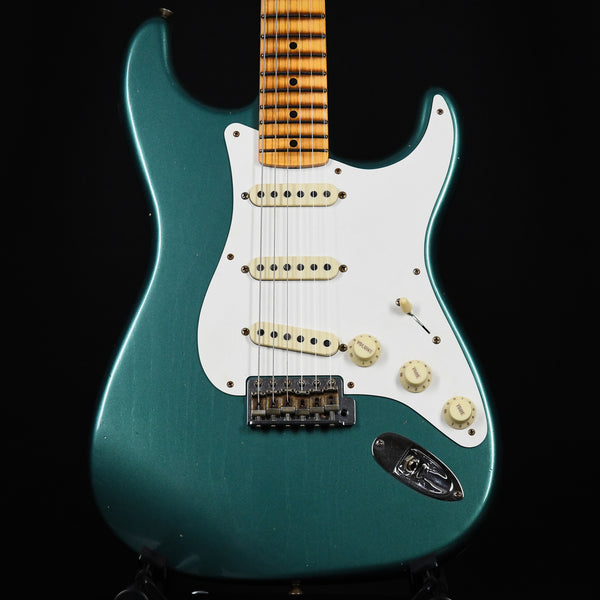 Fender Custom Shop '56 Stratocaster Journeyman Relic Electric Guitar Aged Sherwood Metallic 2024 (CZ574476)