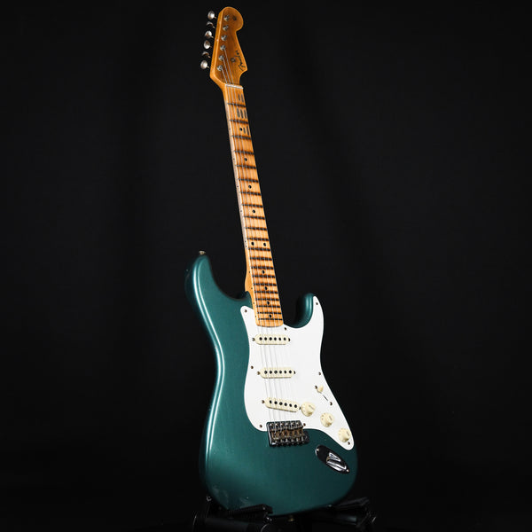 Fender Custom Shop '56 Stratocaster Journeyman Relic Electric Guitar Aged Sherwood Metallic 2024 (CZ574476)