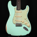 Fender Custom Shop Limited Edition 1960 Stratocaster w/ Painted Headcap, Relic- Aged Surf Green 2026 (CZ586597)