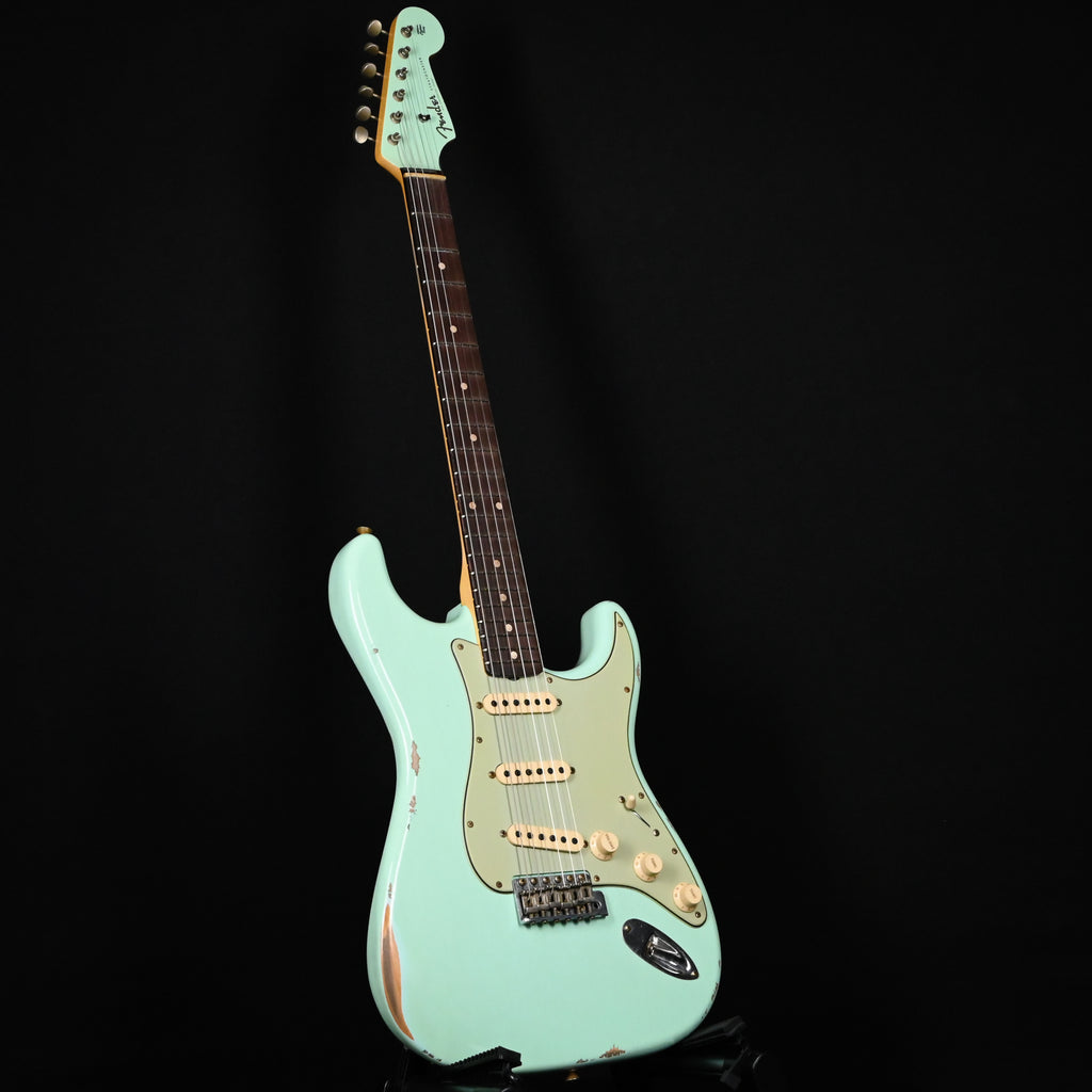 Fender Custom Shop Limited Edition 1960 Stratocaster w/ Painted Headcap, Relic- Aged Surf Green 2026 (CZ586597)