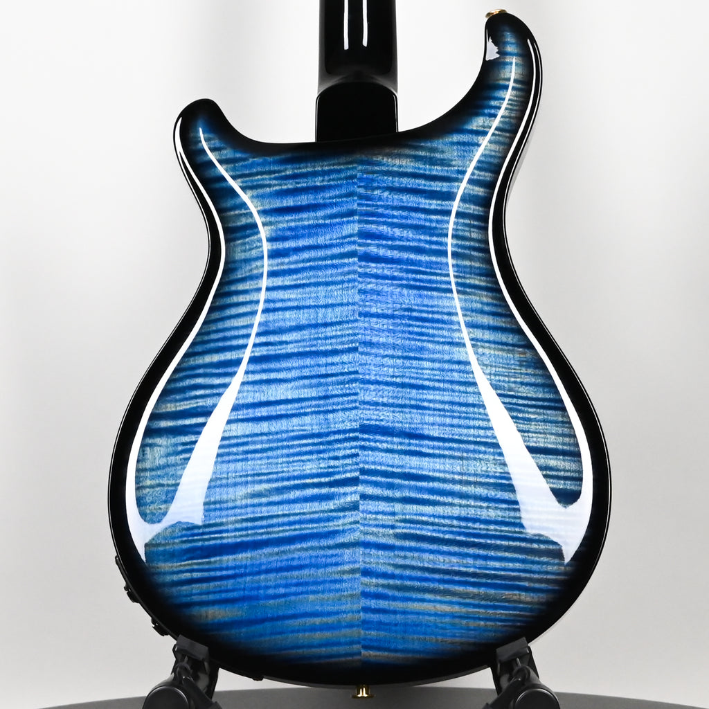 PRS Hollowbody II Piezo w/ 10 Top Electric Guitar- Faded Blue Jean Wraparound Smokeburst 2025 (0416932)