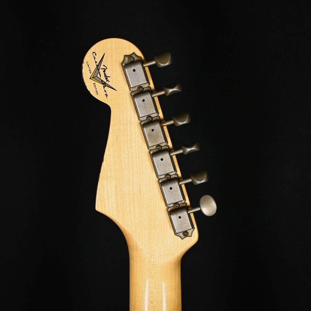 Fender Custom Shop Limited Edition 1960 Stratocaster w/ Painted Headcap, Relic- Aged Surf Green 2026 (CZ586597)