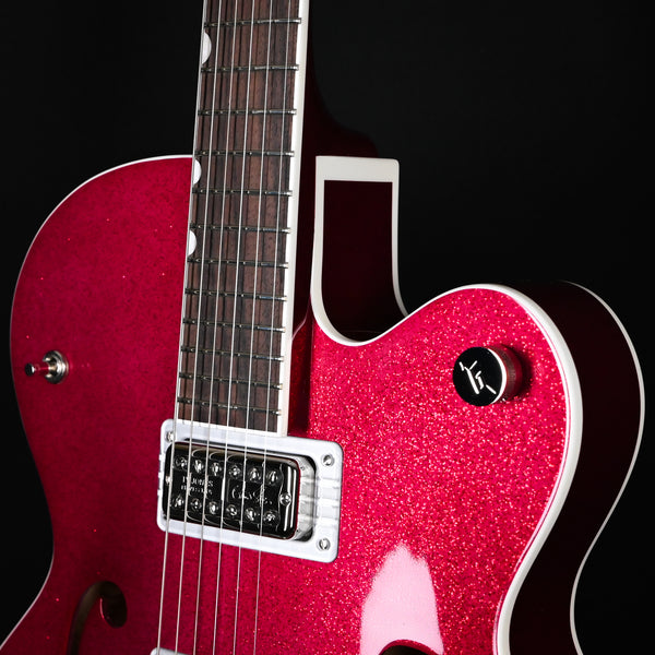 Gretsch G6120T-HR Brian Setzer Signature Hot Rod Hollow Body with Bigsby- Magenta Sparkle (JT23020559)