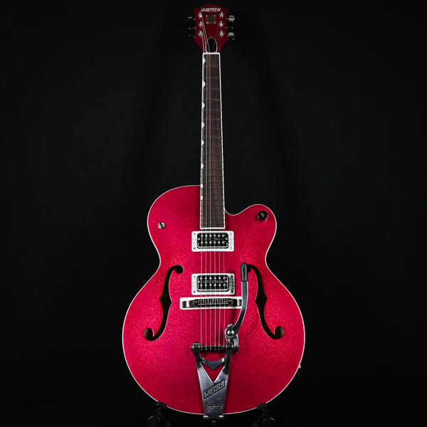 Gretsch G6120T-HR Brian Setzer Signature Hot Rod Hollow Body with Bigsby- Magenta Sparkle (JT23020559)