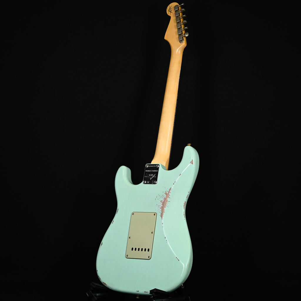 Fender Custom Shop Limited Edition 1960 Stratocaster w/ Painted Headcap, Relic- Aged Surf Green 2026 (CZ586597)