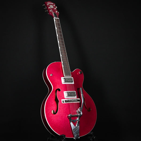 Gretsch G6120T-HR Brian Setzer Signature Hot Rod Hollow Body with Bigsby- Magenta Sparkle (JT23020559)