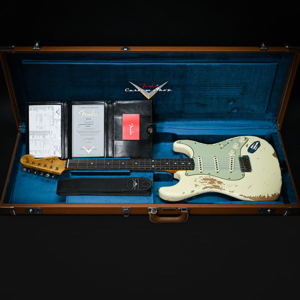 Fender Custom Shop 1962 Stratocaster w/ Handwound 60/63 Pickups, Heavy Relic- Vintage White 2025 (CZ585874)