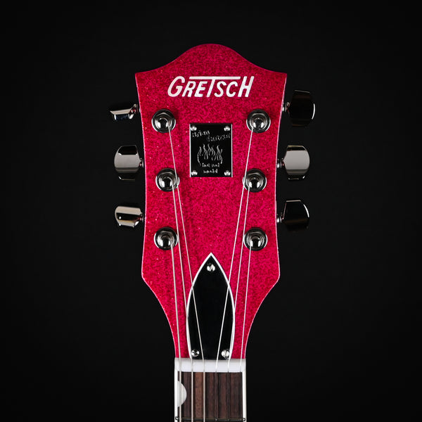 Gretsch G6120T-HR Brian Setzer Signature Hot Rod Hollow Body with Bigsby- Magenta Sparkle (JT23020559)