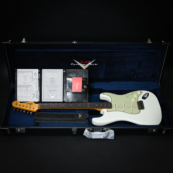 Fender Custom Shop '64 Stratocaster Journeyman- Aged Olympic White 2024 (CZ577520)