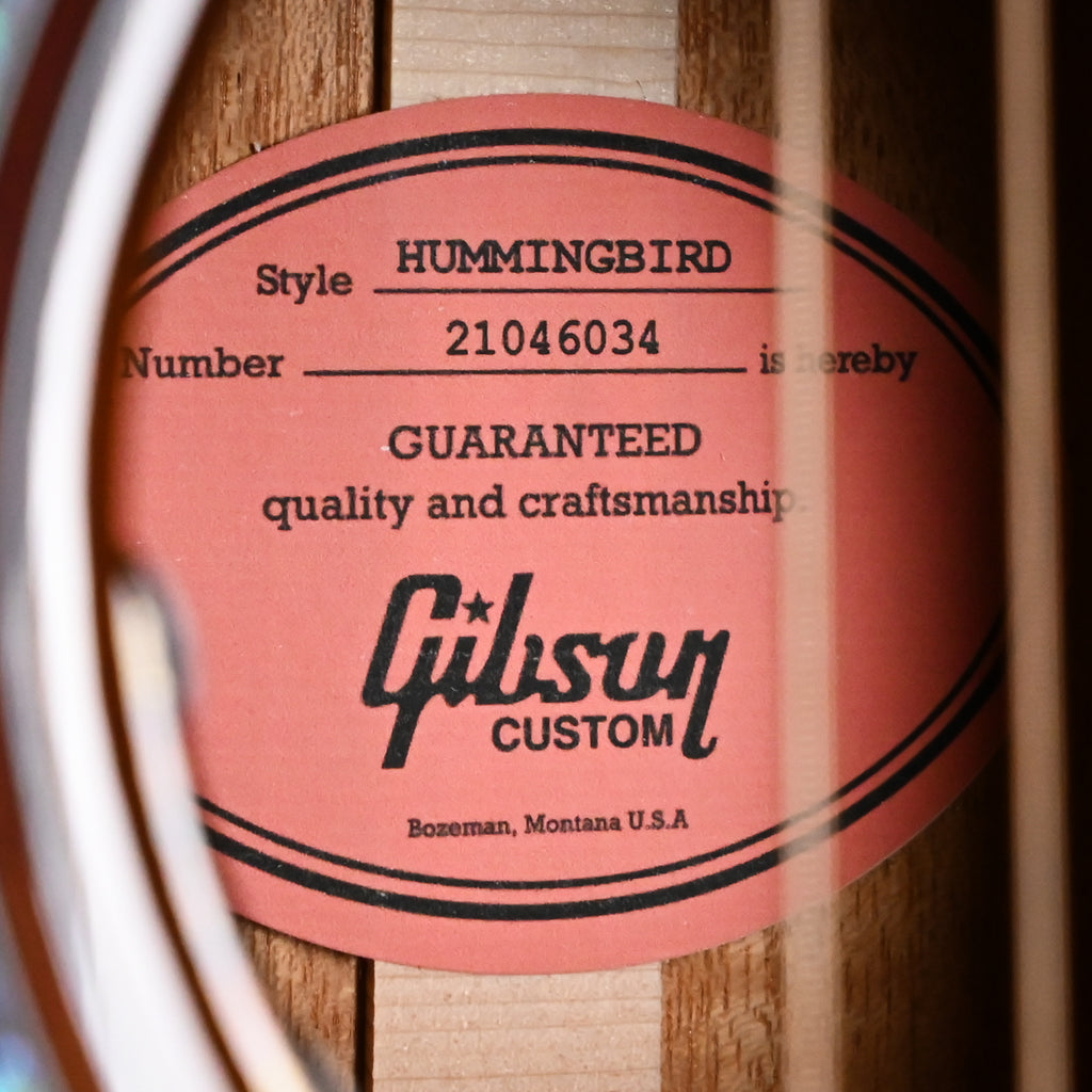 Gibson Custom Hummingbird Anniversary Limited Edition- Cremona Burst 2026 (21046034)