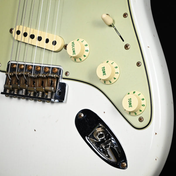 Fender Custom Shop '64 Stratocaster Journeyman- Aged Olympic White 2024 (CZ577520)