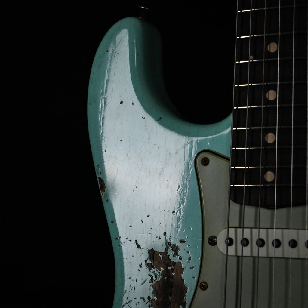 Fender Custom Shop '62 Stratocaster HSS w/ Painted Headcap, Heavy Relic- Surf Green 2026 (R150489)