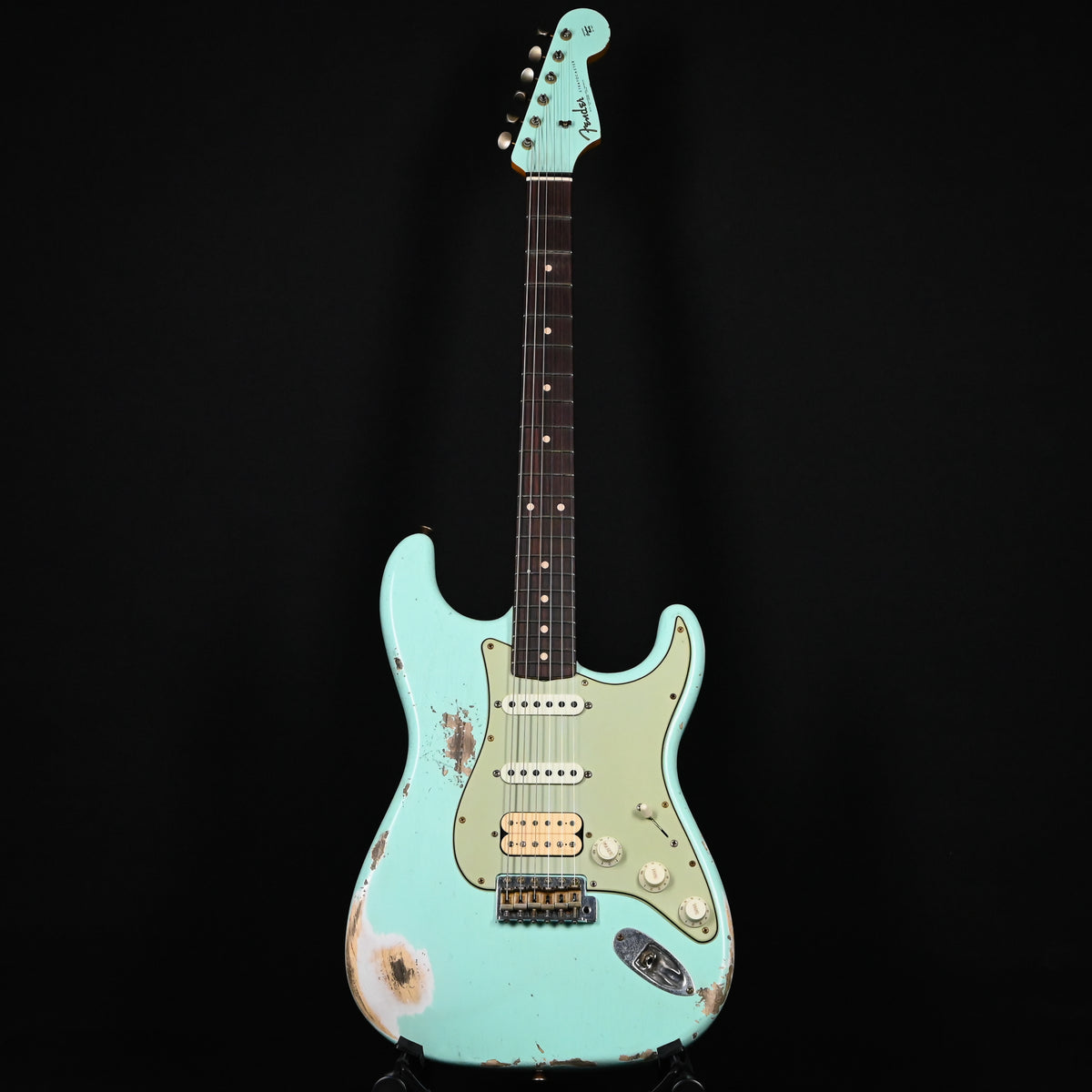 Fender Custom Shop '62 Stratocaster HSS w/ Painted Headcap, Heavy Relic- Surf Green 2026 (R150489)