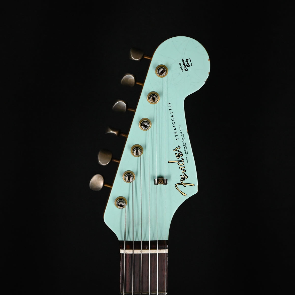 Fender Custom Shop '62 Stratocaster HSS w/ Painted Headcap, Heavy Relic- Surf Green 2026 (R150489)