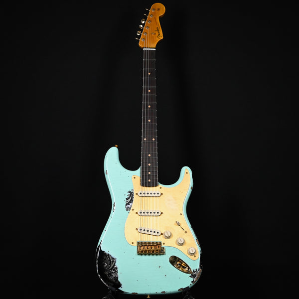 Fender Custom Shop 1962 Stratocaster Heavy Relic w/ Gold Hardware & Josefina Handwound Pickups- Surf Green/ Black Paisley 2025 (R139355)