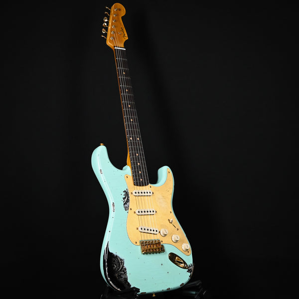 Fender Custom Shop 1962 Stratocaster Heavy Relic w/ Gold Hardware & Josefina Handwound Pickups- Surf Green/ Black Paisley 2025 (R139355)