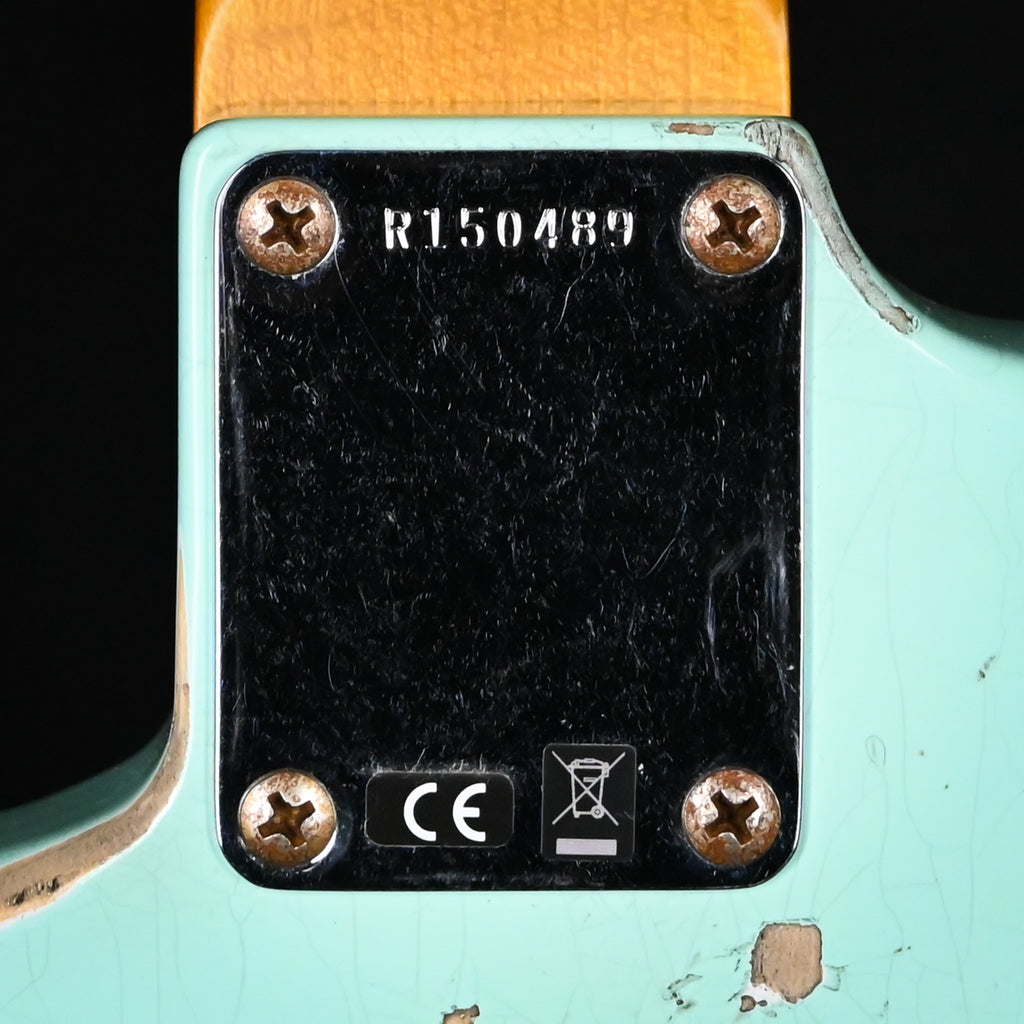 Fender Custom Shop '62 Stratocaster HSS w/ Painted Headcap, Heavy Relic- Surf Green 2026 (R150489)