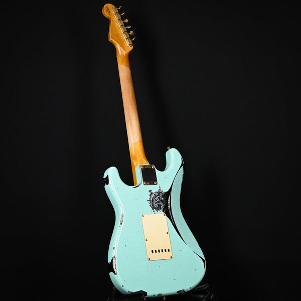 Fender Custom Shop 1962 Stratocaster Heavy Relic w/ Gold Hardware & Josefina Handwound Pickups- Surf Green/ Black Paisley 2025 (R139355)