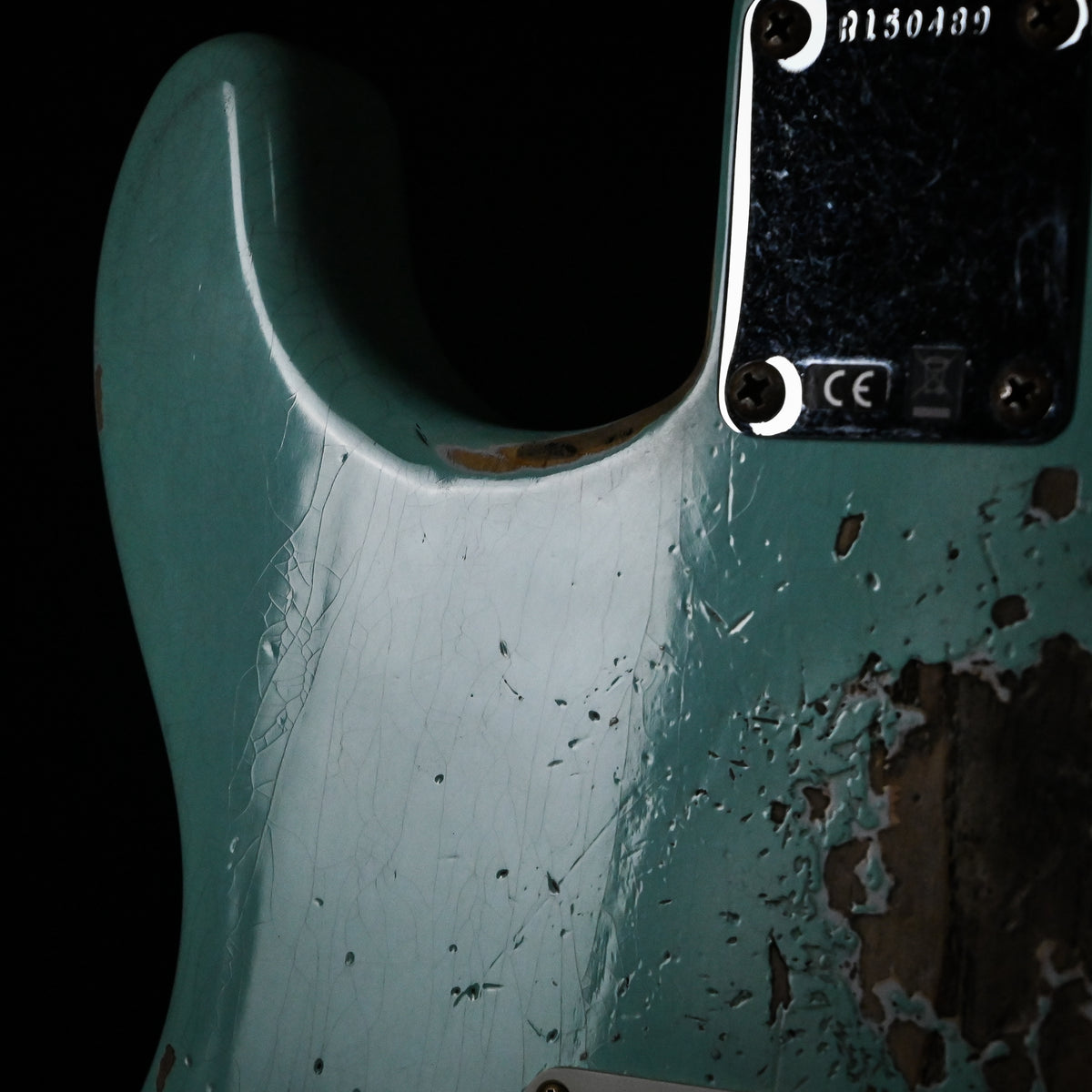 Fender Custom Shop '62 Stratocaster HSS w/ Painted Headcap, Heavy Relic- Surf Green 2026 (R150489)