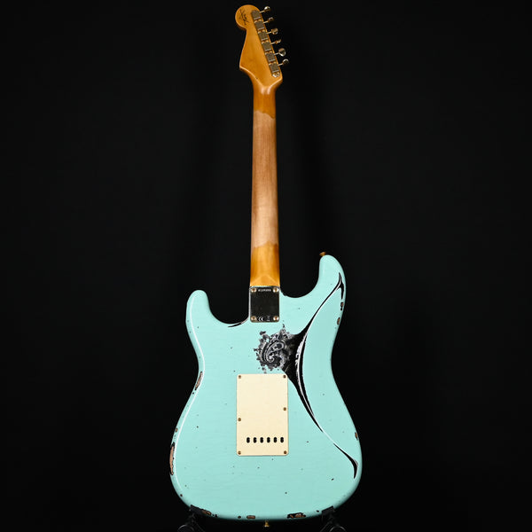 Fender Custom Shop 1962 Stratocaster Heavy Relic w/ Gold Hardware & Josefina Handwound Pickups- Surf Green/ Black Paisley 2025 (R139355)