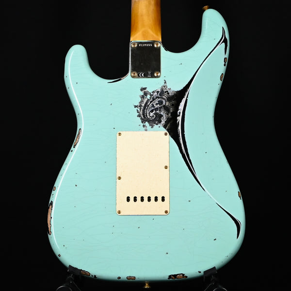 Fender Custom Shop 1962 Stratocaster Heavy Relic w/ Gold Hardware & Josefina Handwound Pickups- Surf Green/ Black Paisley 2025 (R139355)