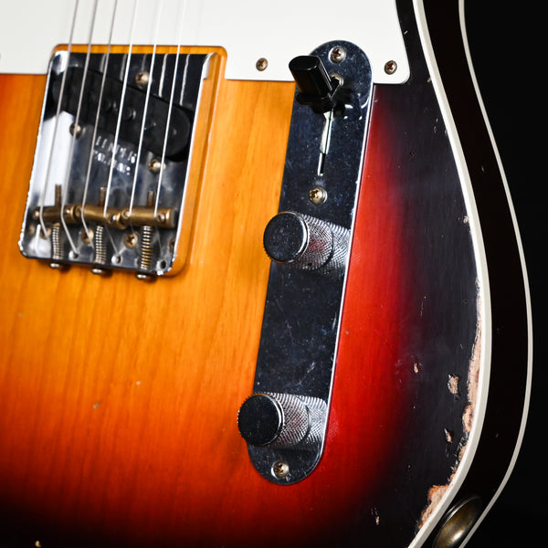 Fender Custom Shop '59 Telecaster Custom Relic- Wide Fade Chocolate 3 Tone Sunburst 2024 (CZ574518)